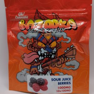 Sour Juice Berry Edible Gummies (1000mg) - Sativa